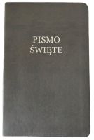 Biblia Gdańska UBG format F0 (110 mm x 180 mm) PU kolor szary